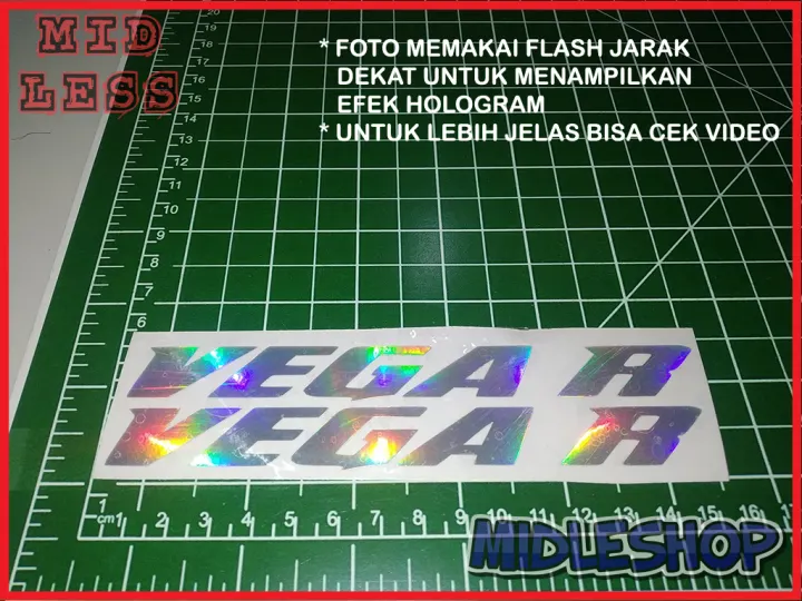 Cutting Stiker Hologram Vega R Isi 2 Lazada Indonesia