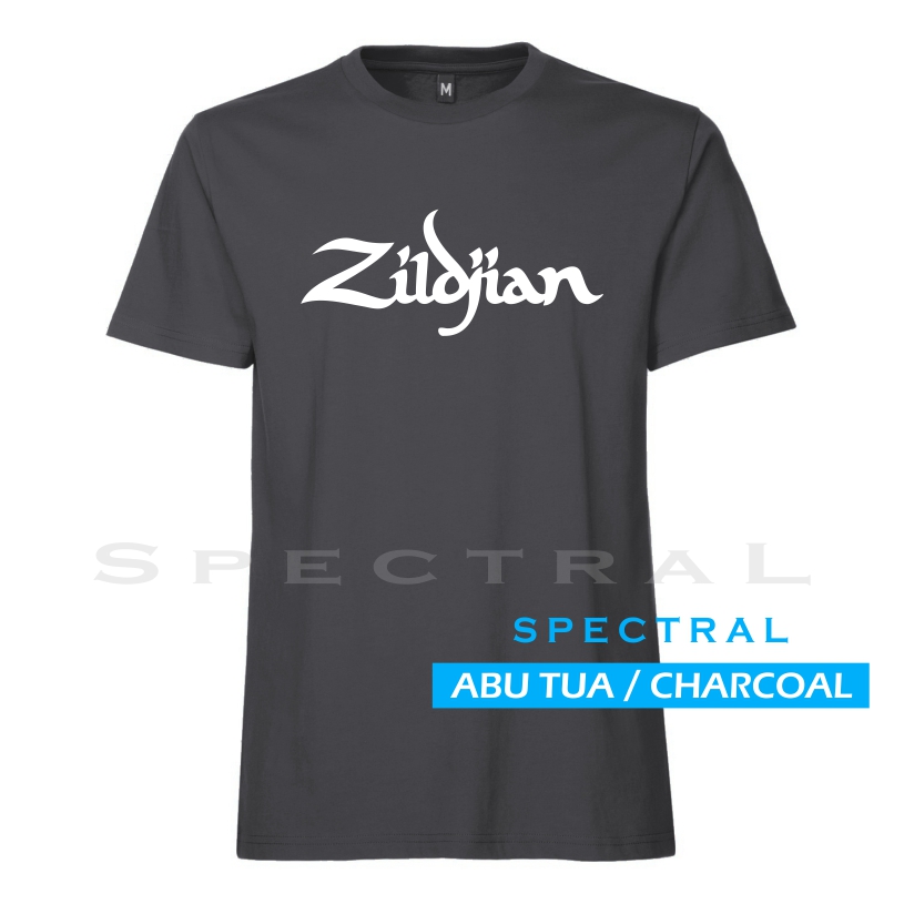 Fashion T-shirt Kaos Zildjian Logo Pria 