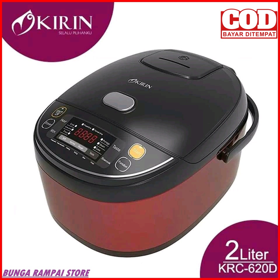 Kirin Digital Rice Cooker KRC620D ukuran 2 Liter Lazada Indonesia