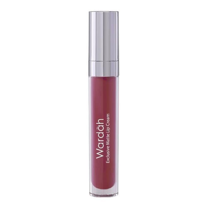 Wardah Exclusive Matte Lip Cream 12 Plum It Up 4 g
