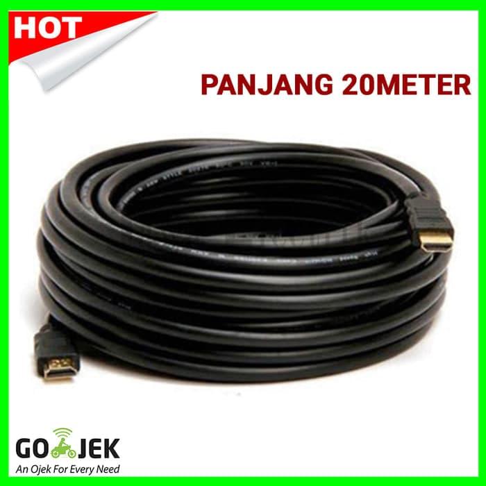 KABEL HDMI To HDMI High Speed High Quality Gold 20 METER