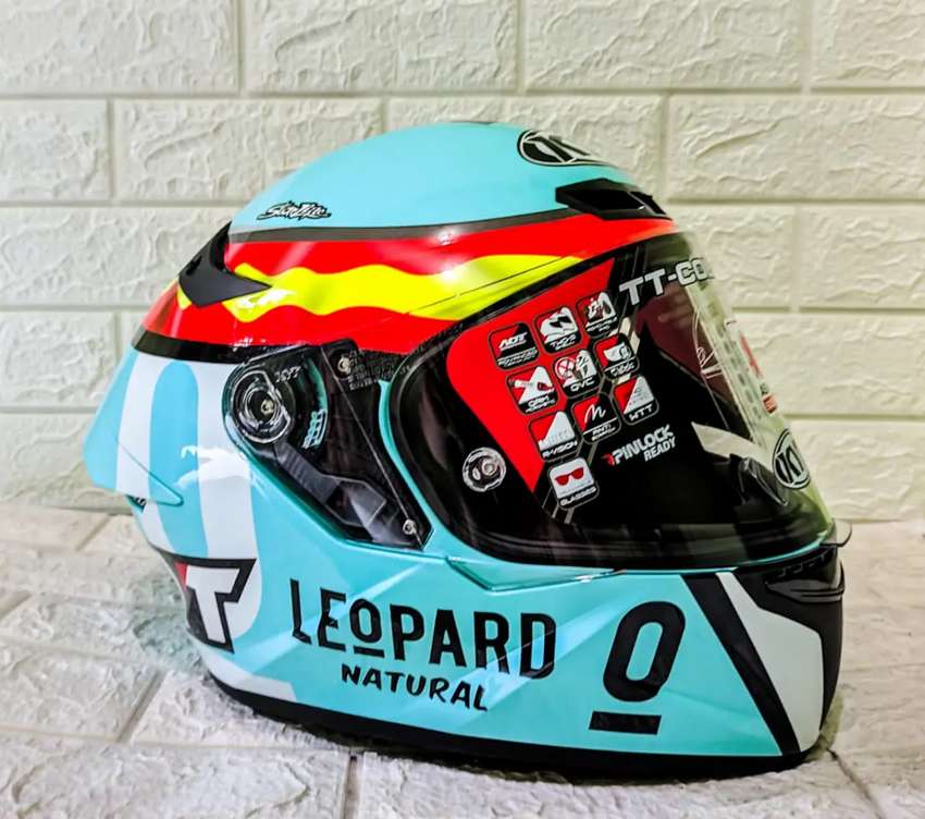 KYT TT COURSE JAUME MASIA LEOPARD 