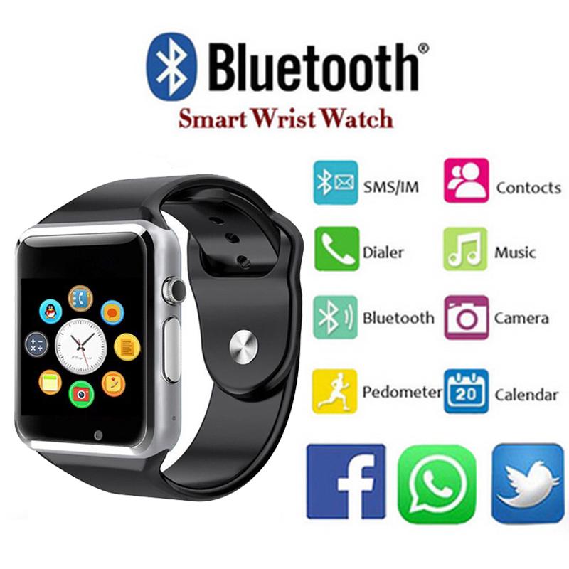 A-Mio A1 Smart Watch Clock Sync Notifier Support SIM TF Card Connectivity for Apple Iphone Android Phone Smartwatch