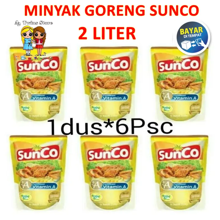 Paket Hemat 1 Dus Isi 6 Pcs Termurah Minyak Goreng Sunco 2 Liter Murah Minyak Goreng 2 Liter Minyak Goreng 1 Dus Harga Grosir Murah A2 Twins Store Lazada Indonesia