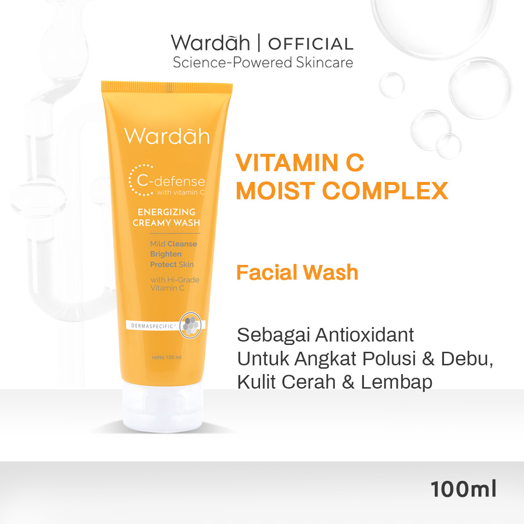 Wardah c store defense face wash