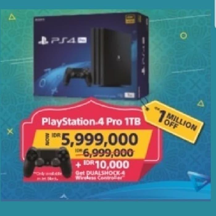 PS4 PRO 1TB CUH 7006B GARANSI SONY EXTRA 1 STICK FREE SILICON STICK