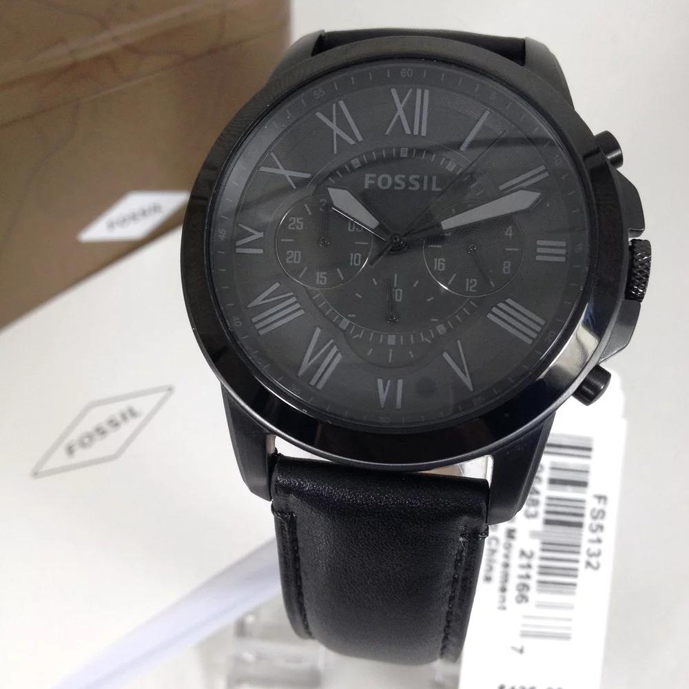 Fossil FS5132 Grant Chronograph Black 