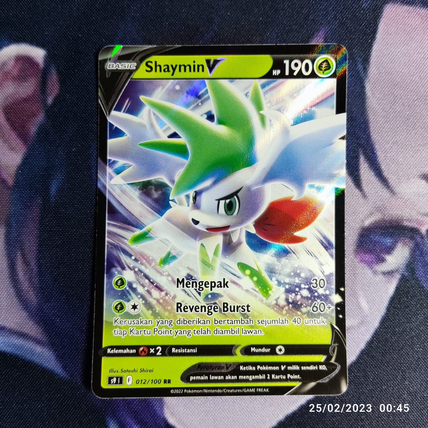 Pokemon TCG - s9 - 012/100 (RR) - Shaymin V