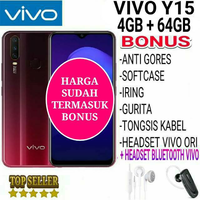 Big Sale Cuci Gudang Hanya Hari Ini Saja Vivo Y15 4 64 Ram 4gb Rom 64gb Garansi Resmi Lazada Indonesia