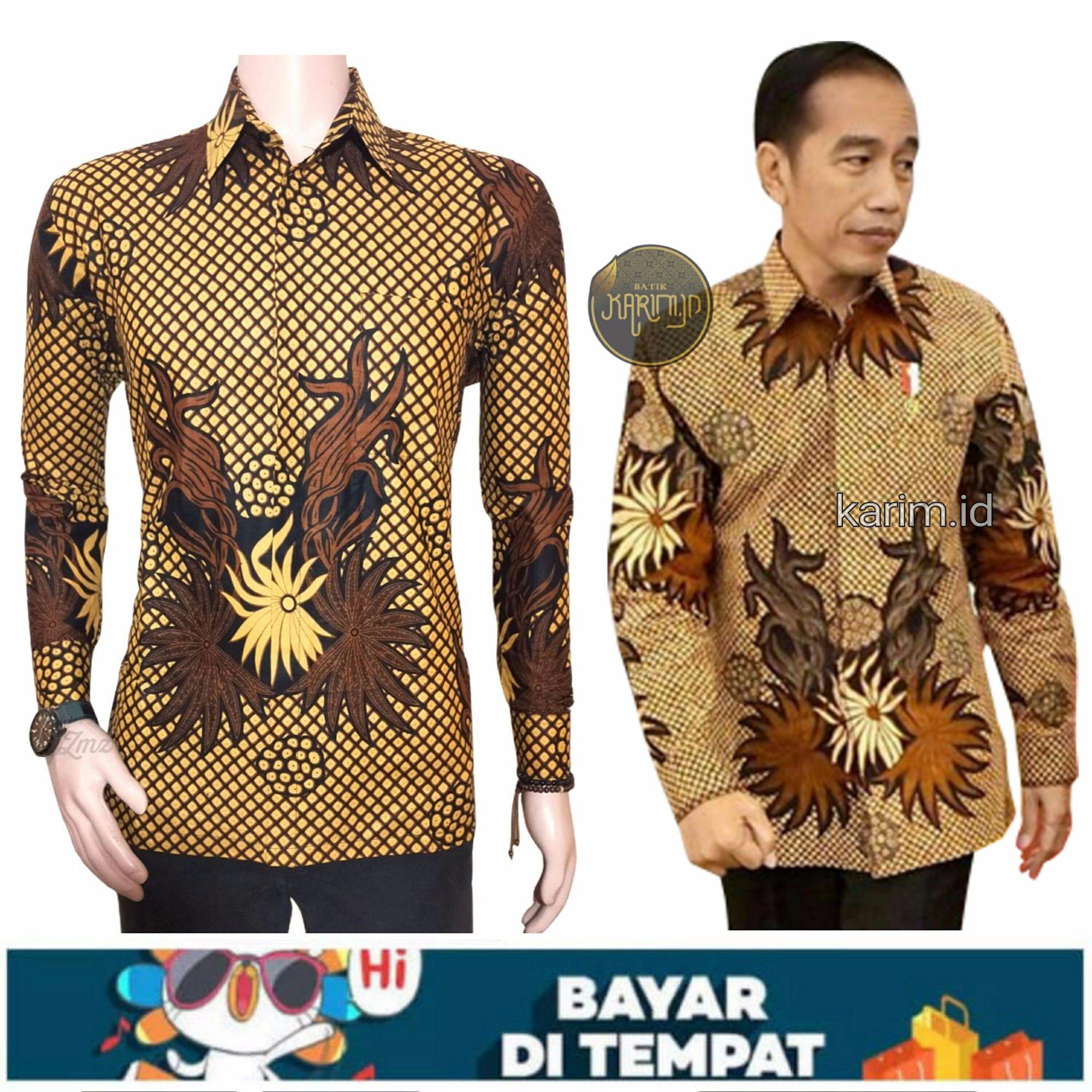 Kemeja Batik Jokowi Baju batik terlaris Pekalongan