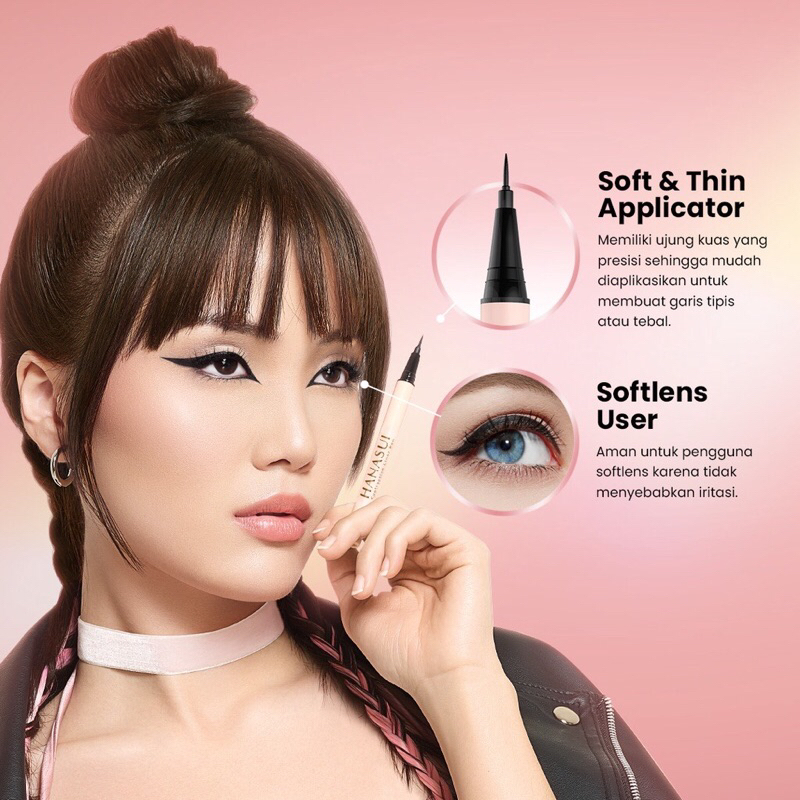 Hanasui Eyetractive Liner Pen Eyeliner Pen Lazada Indonesia