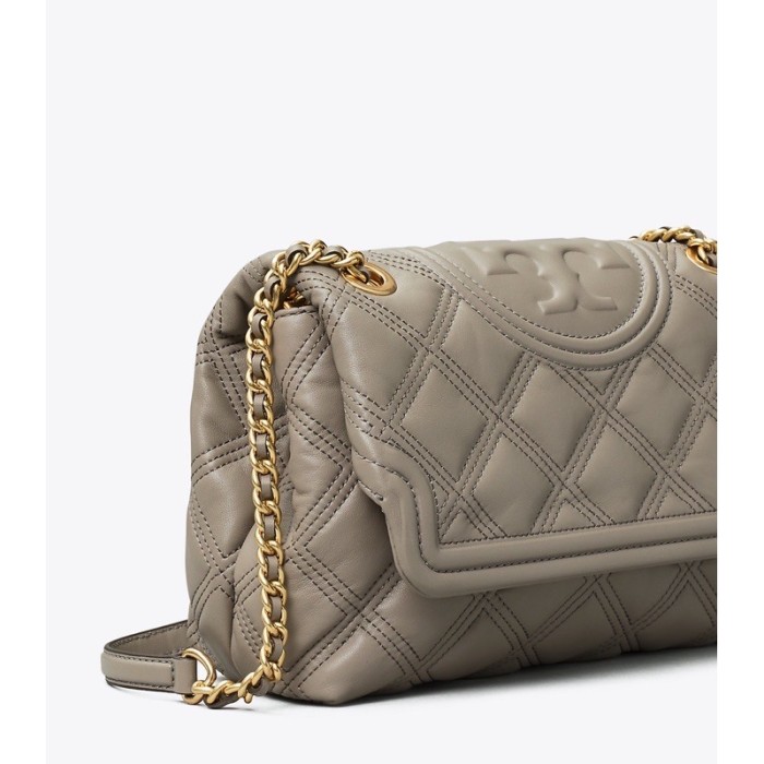 Tory burch fleming soft best sale grey heron