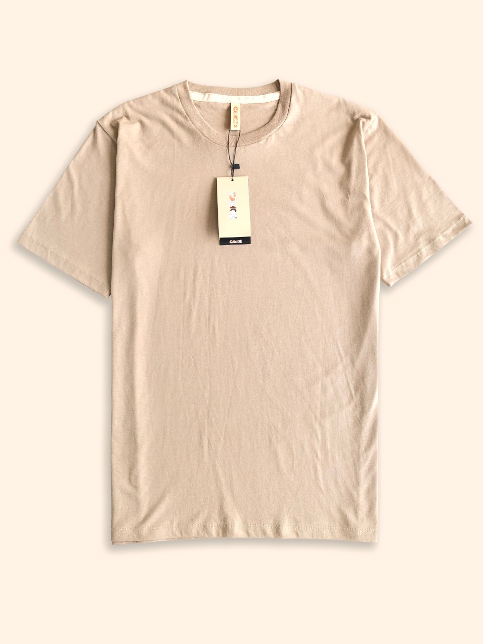 Kaos Baju CAMOE warna Krem / Cream / Khaki | Lazada Indonesia