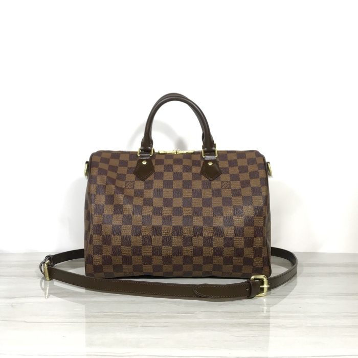 Louis Vuitton Speedy Boundeliere 30 Damier Ebene | Lazada Indonesia