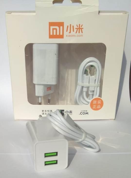 XIAOMI XIOMI Charger Carger Chasan Casan Cas Fast Charging 2 lobang lubang VOOC HP Handphone Xiaomi Mi4A Mi4i Redmi Minote Casan_MGM27