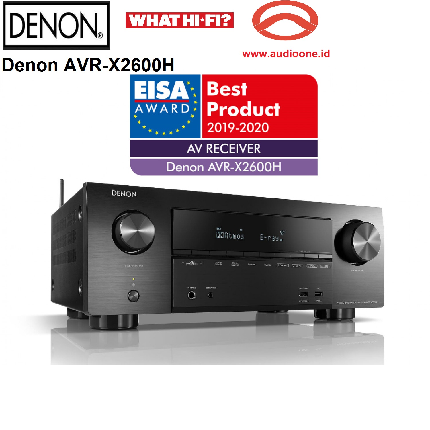 Denon Avr X2600h Av Receiver Denon Avrx 2600 Av Receiver Lazada