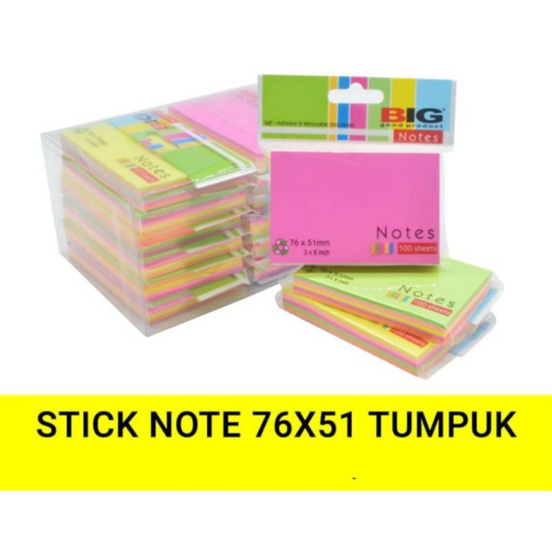 Sticky Note BIG 76X51 Warna Tumpuk Lazada Indonesia