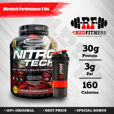 Muscletech Nitrotech Performance 4 lbs / 4lbs / Nitro Tech 4 lb / 4lb