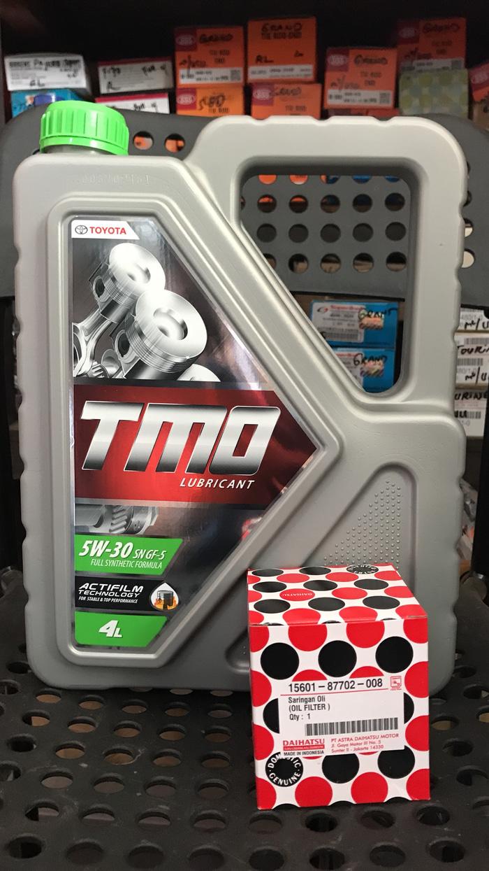 Paket tune up toyota tmo sae 5w-30 + filter oli xenia a