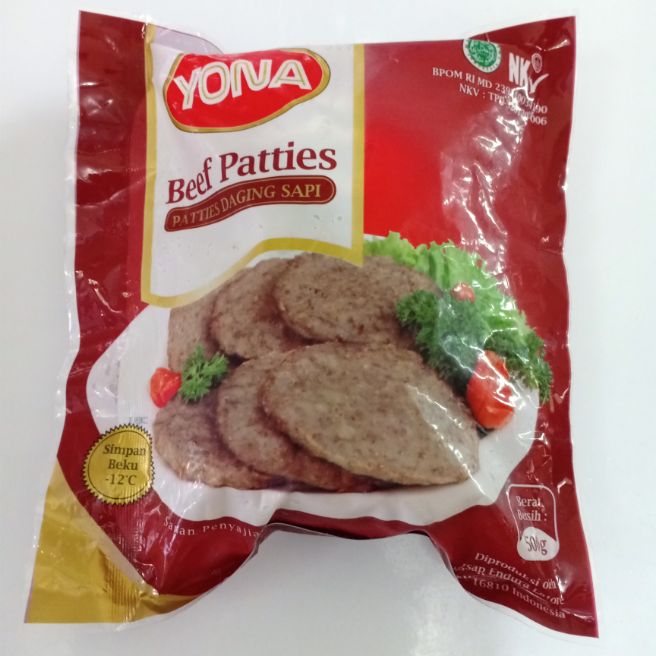 Beef Patties Yona isi 10 pcs 500 gram Lazada Indonesia