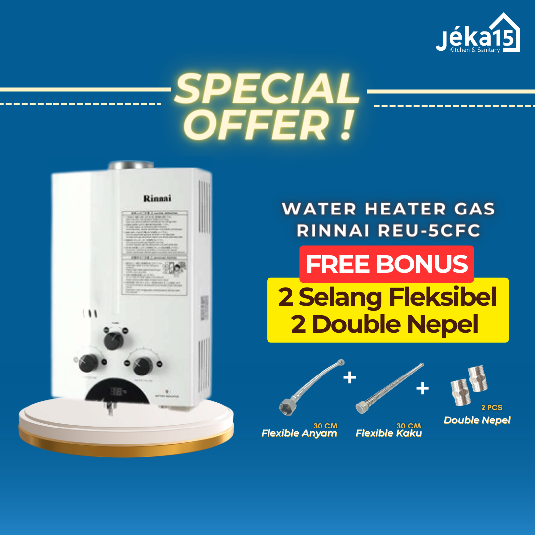 WATER HEATER GAS RINNAI REU-5CFC | Lazada Indonesia