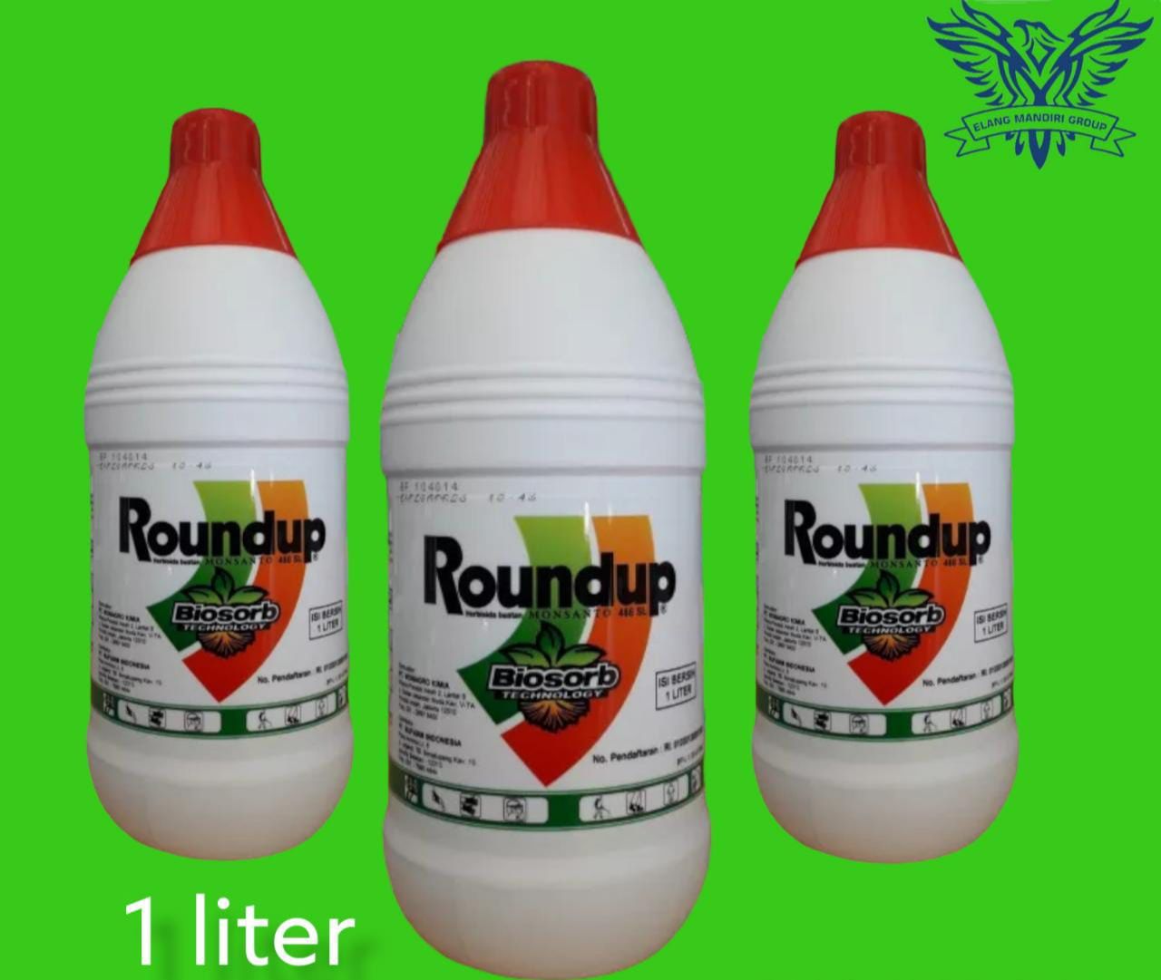 Herbisida Roundup 1 L Round Up 486SL Ukuran 1LITER Pembasmi Rumput