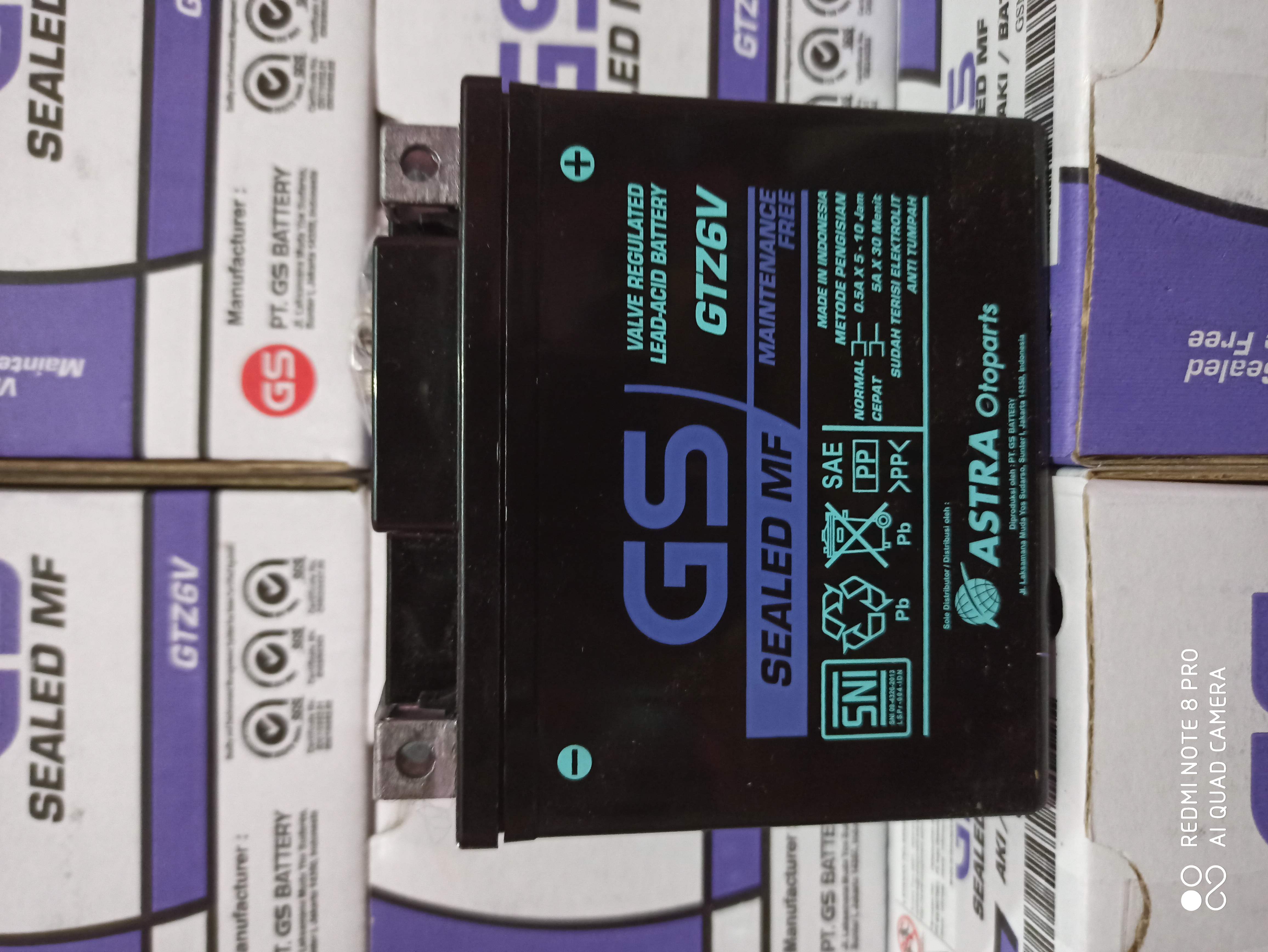 AKI GS ATRSA ORIGINAL 100% GTZ6V | Lazada Indonesia