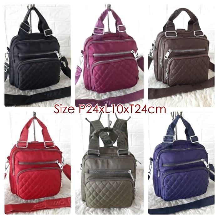 CB0156 Tas CHIBAO 3in1/Tas Selempang Wanita Import CHIBAO 3fungsi -