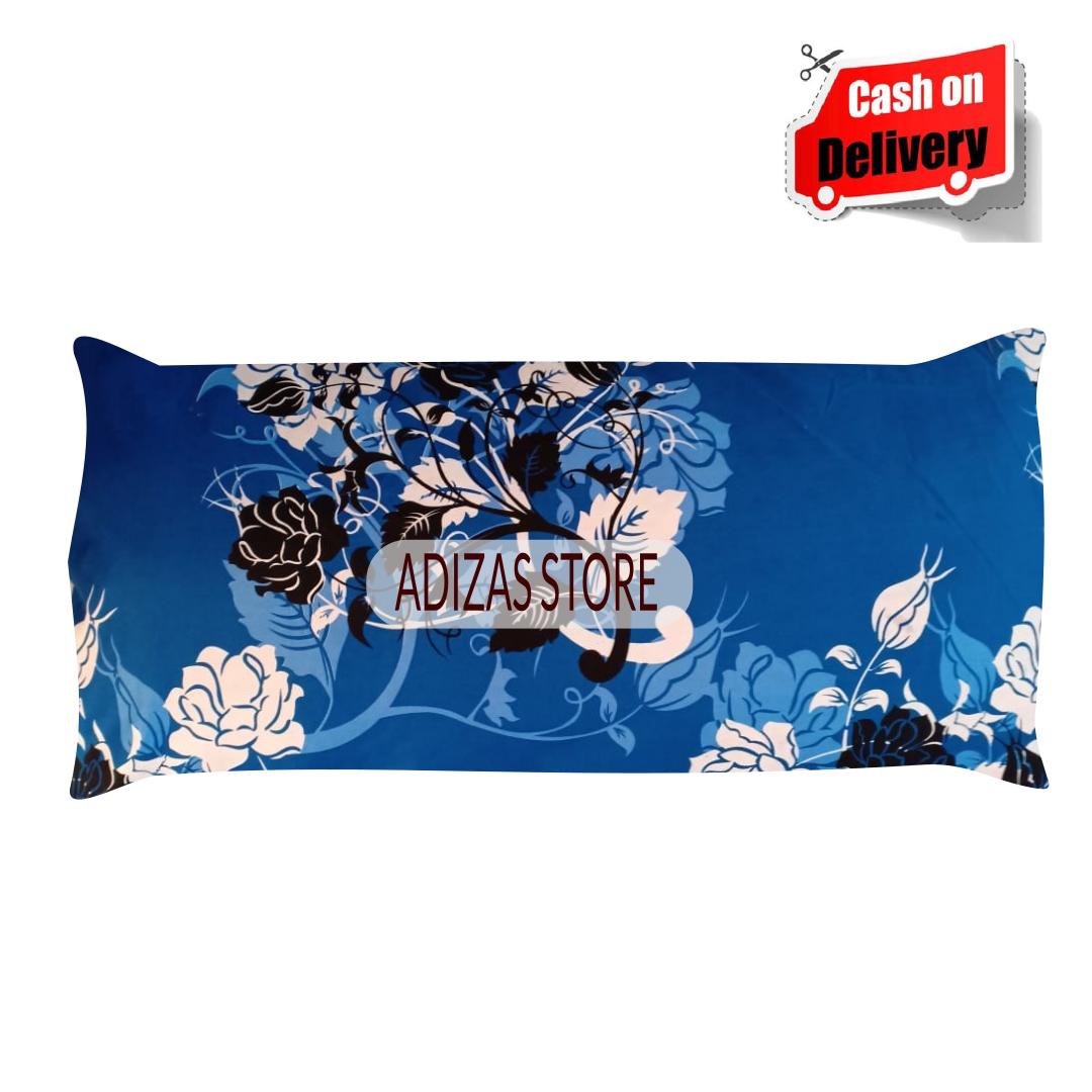 Sarung Bantal CInta Motif Flower Blue