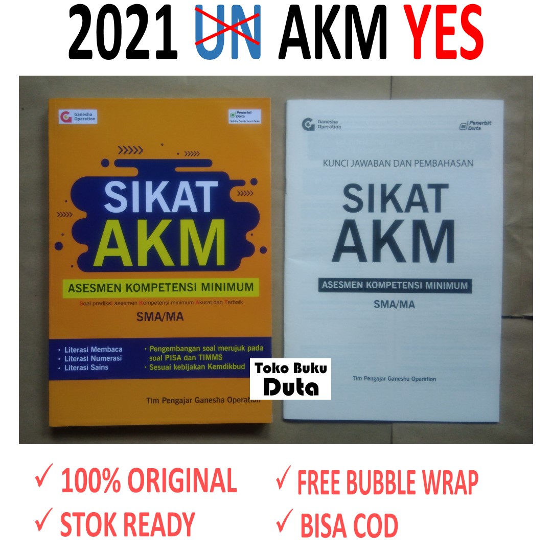 Buku Soal Akm Asesmen Kompetensi Minimum Sma Ma Lazada Indonesia