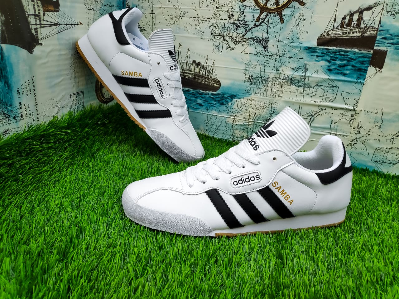 mens adidas samba trainers size 11