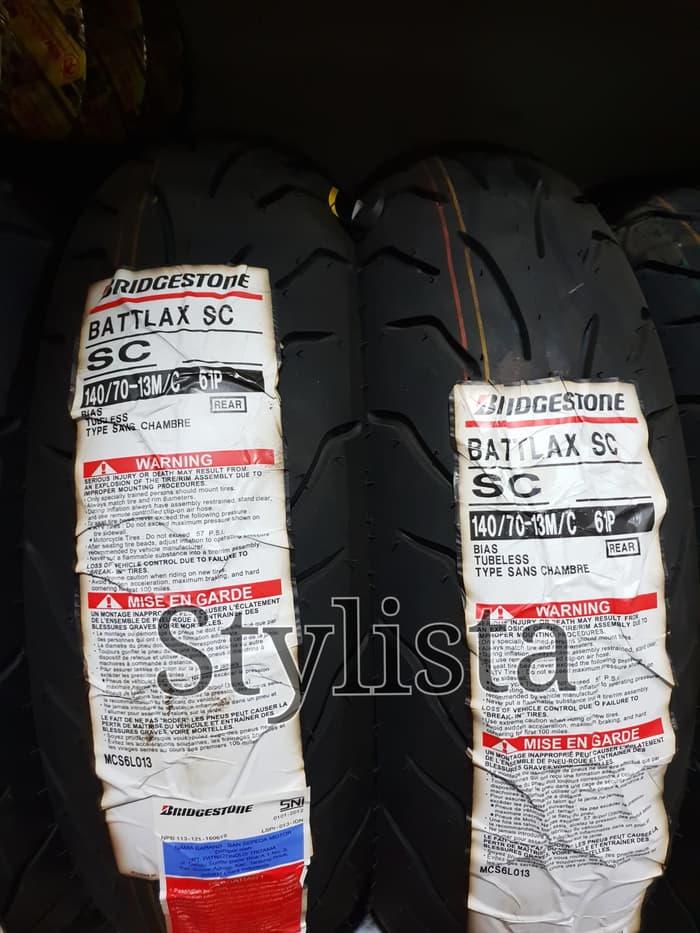 Ban Battlax SC Ring 13 Ukuran 120/70-13 dan 140/70-13 NMAX