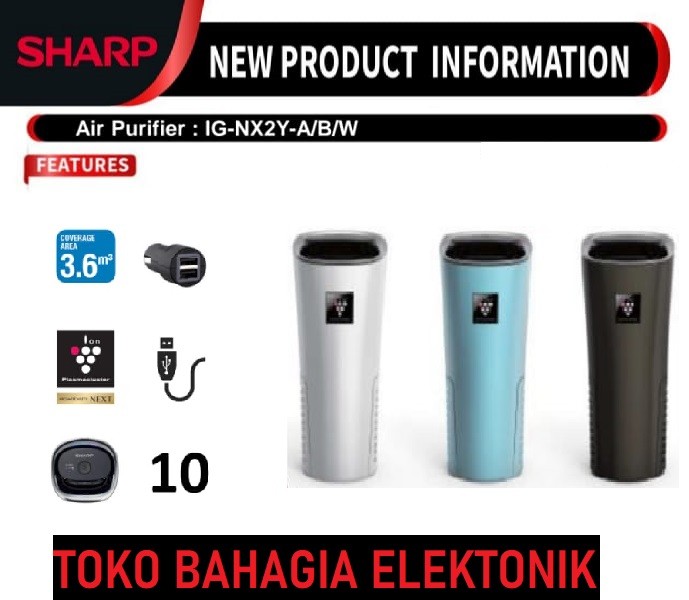 Harga air purifier online sharp untuk mobil