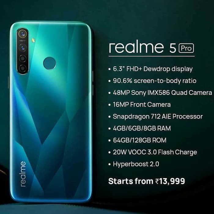 realme 5 pro ram 4 rom 128