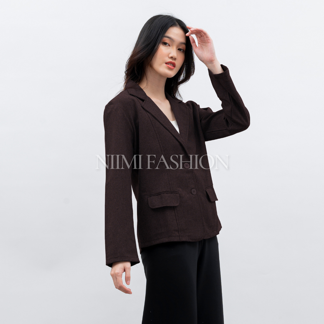 NIMI - Blazer Kerja Wanita Blazer Wanita Formal Blazer Kantor Wanita