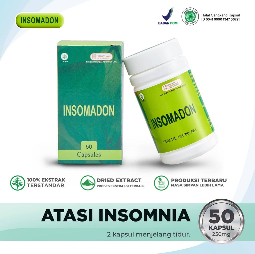 Esbi Farma Insomadon Obat Herbal Atasi Insomia Dan Sulit tidur lelap