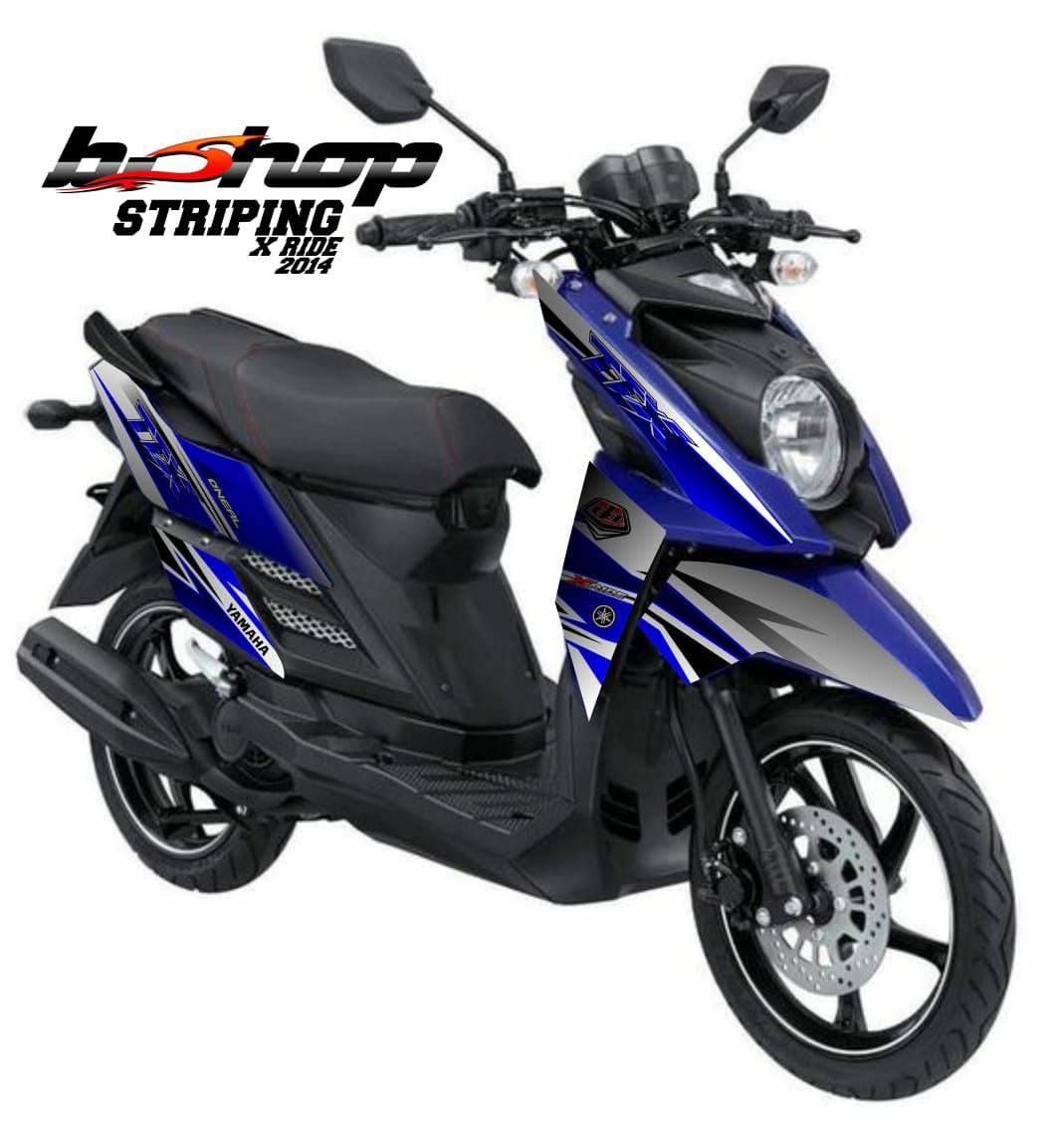 Striping X Ride 2014 Biru Variasi Sticker Lazada Indonesia