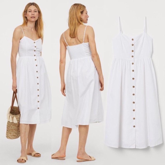Jual Linen Button Dress Terbaru - Apr 