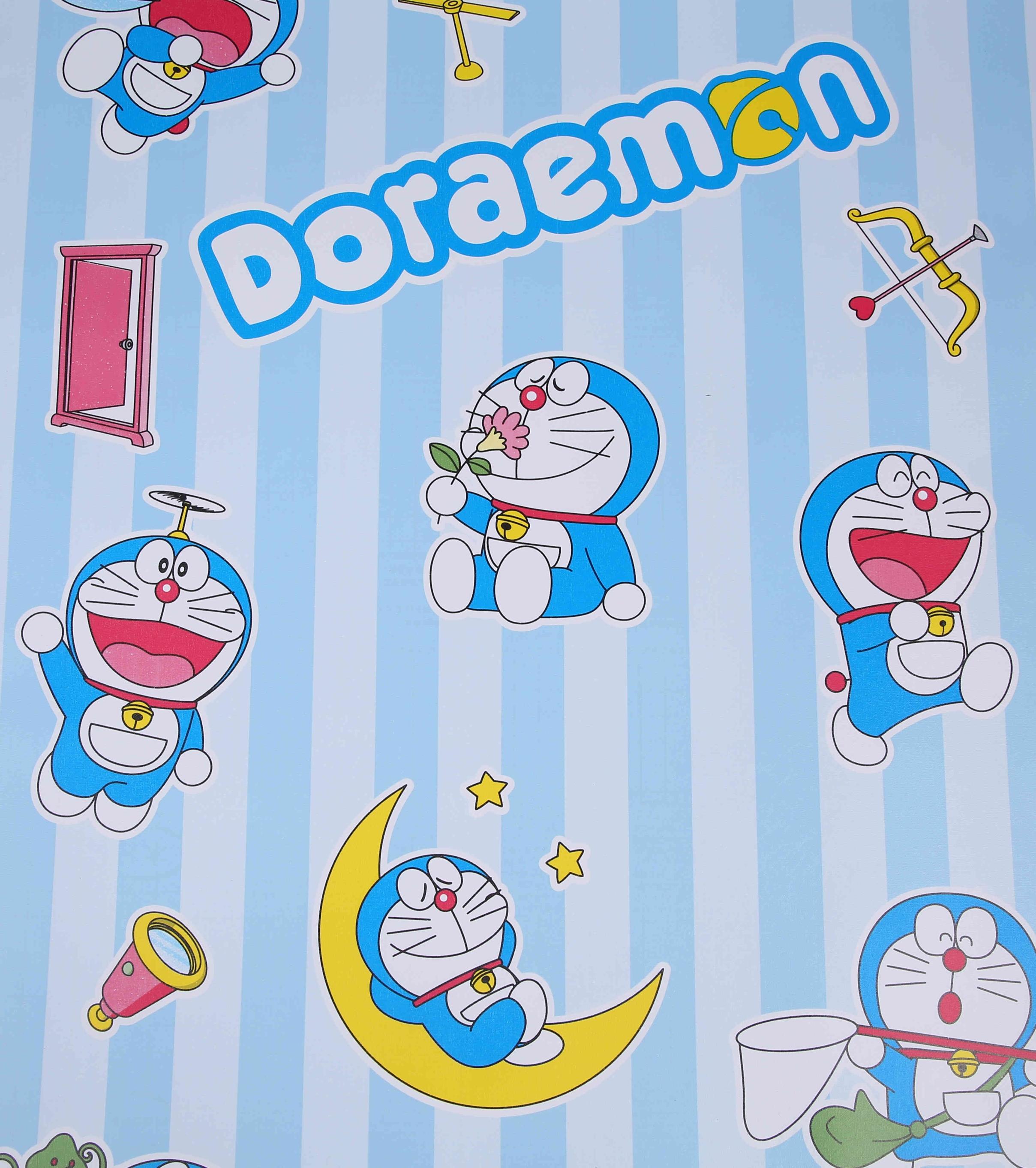 Wallpaper Sticker Motif Doraemon Lazada Indonesia