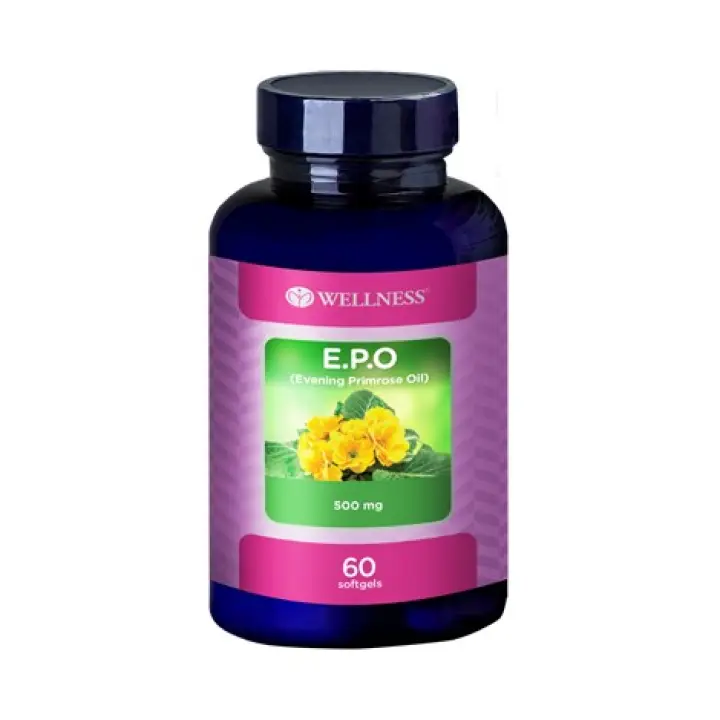 Wellness Epo Evening Primrose Oil 500 Mg 60 S Anti Pms Suplemen Menopause Rematik Menurunkan Kolesterol Lazada Indonesia