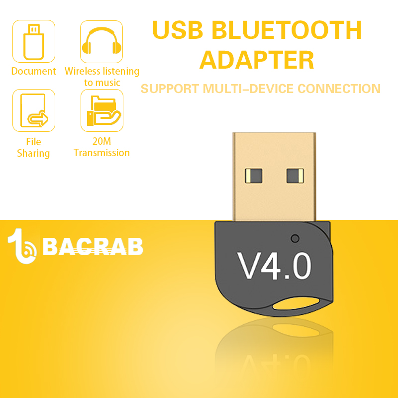 Bluetooth Adapter USB Dongle for Computer PC Wireless USB Bluetooth