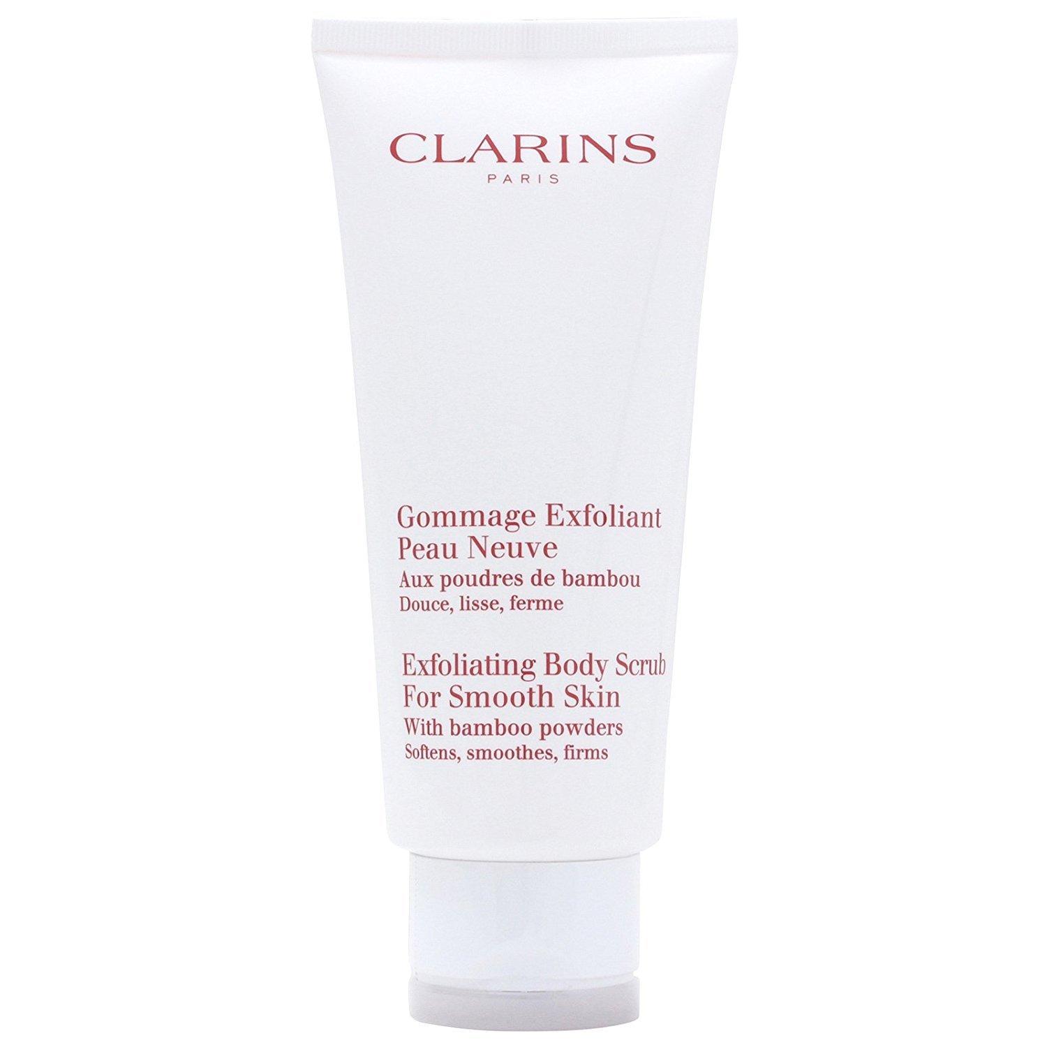 Clarins Exfoliating Body Scrub With Bamboo Powder By Lovelybebeb.