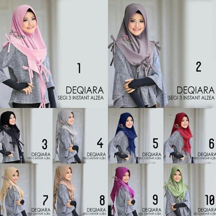 Jilbab Segitiga Instan Alzea by Dqiara / MD1090719