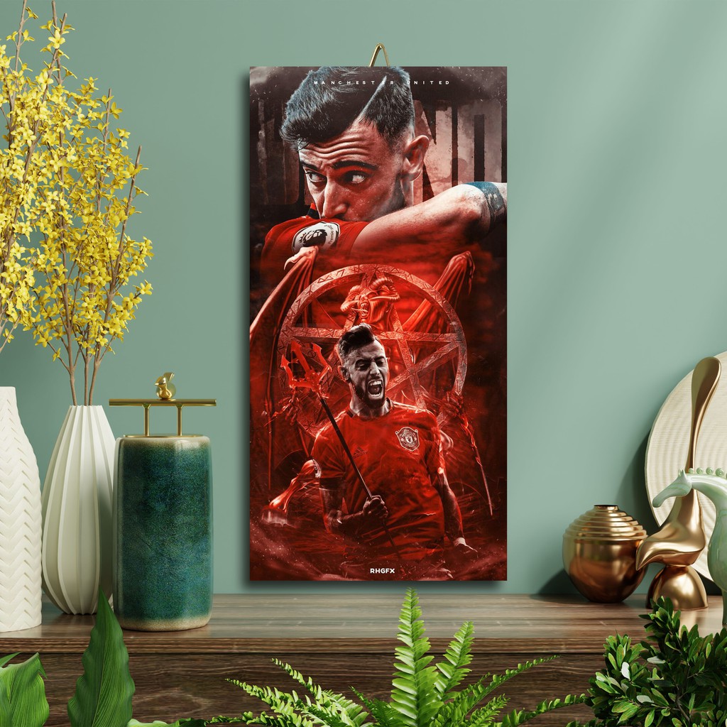 TERMURAH!! hiasan dinding sepak bola Manchester united/ poster kayu ...