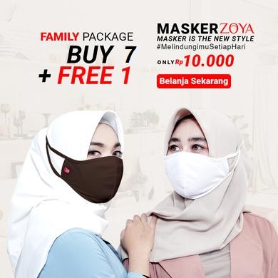 Masker Zoya Anti Bakteri Masker Pe Kain Lazada Indonesia