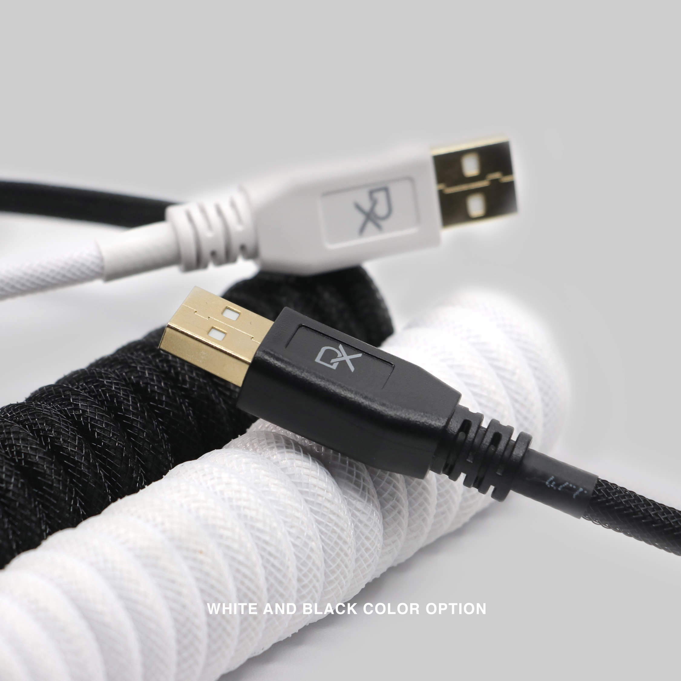 Rexus Coiled Kabel Daxa DX-CC1 / CC1 USB Type C for Mechanical