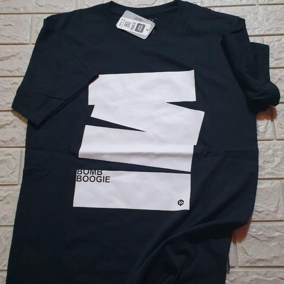 SidikShop - T-SHIRT PREMIUM BombBoogie UNISEX BAJU DISTRO KEKINIAN MODERN TERBARU TERMURAH
