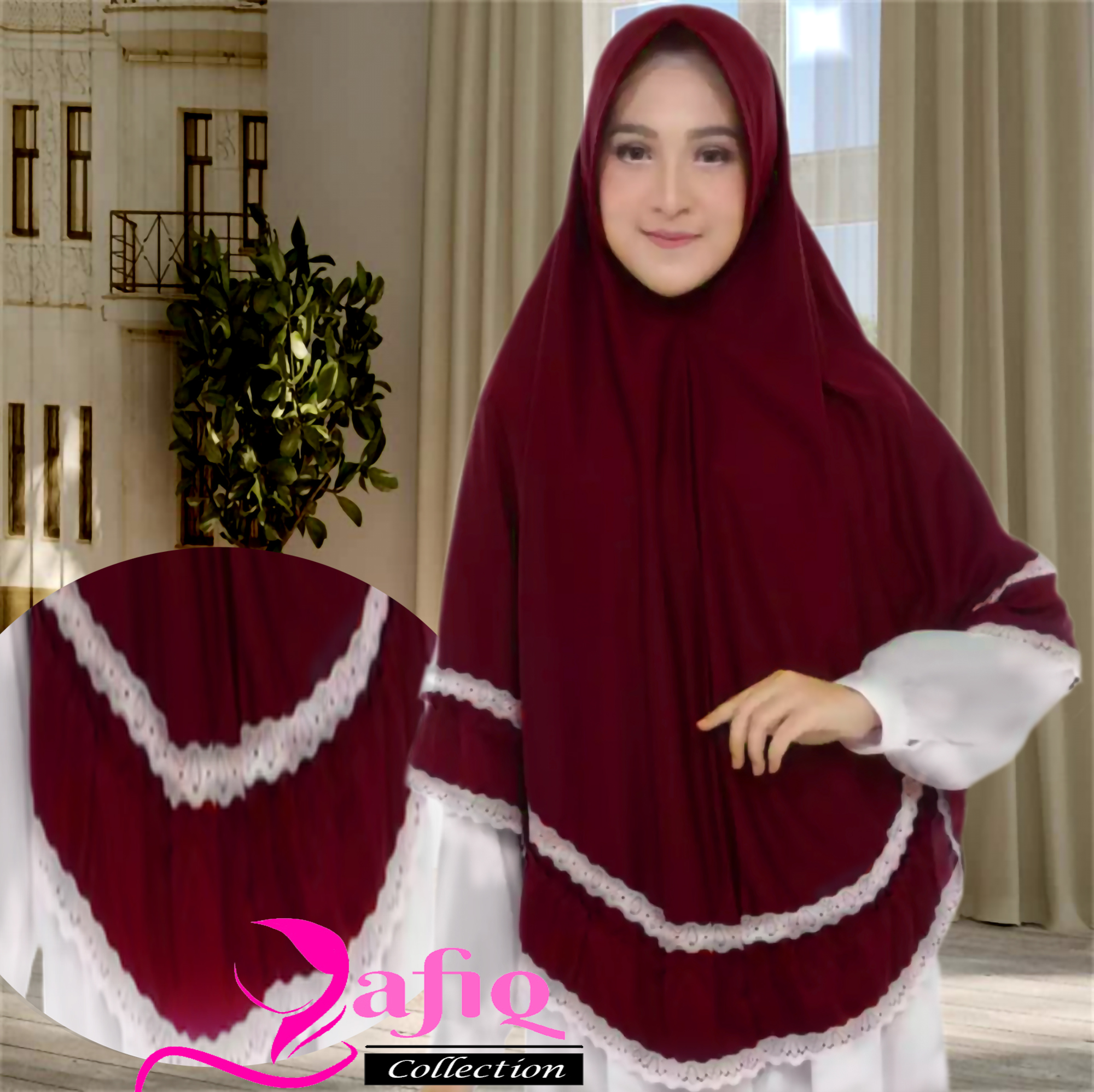 Featured image of post Kerudung Bergo Renda Jumbo
