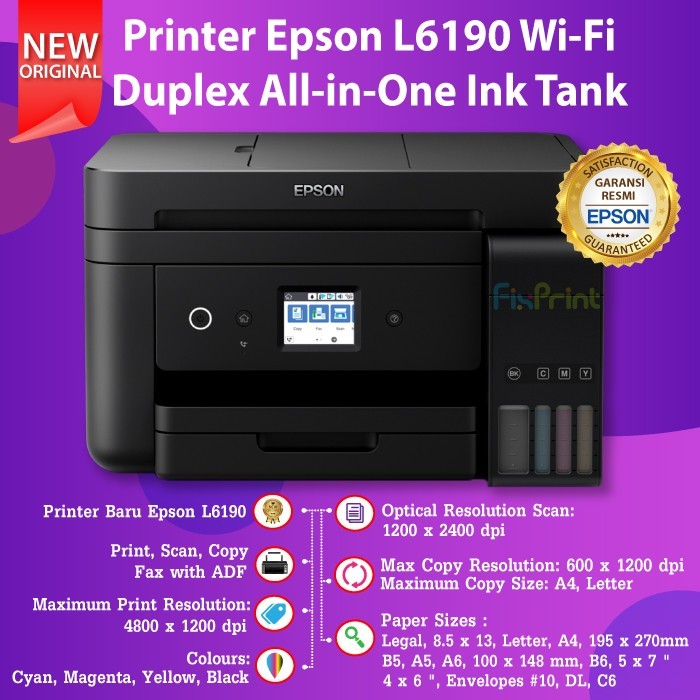 Printer Epson L6190 All In One WiFi 