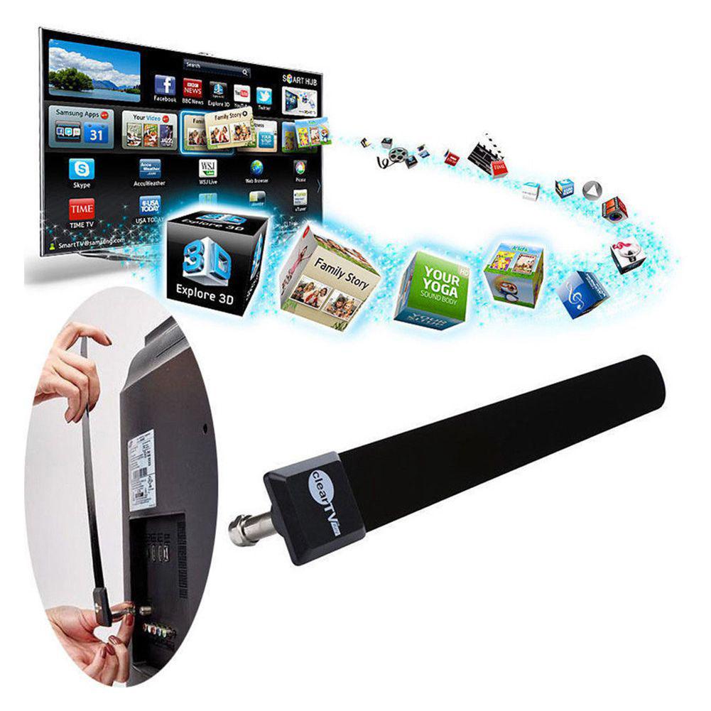 Mini Clear TV Key HDTV 100+ FREE HD TV Digital Indoor Antenna 1080p Ditch Cable
